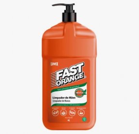 FAST ORANGE LUVEX - GEL PARA LIMPEZA DAS MÃOS - BIODEGRADÁVEL